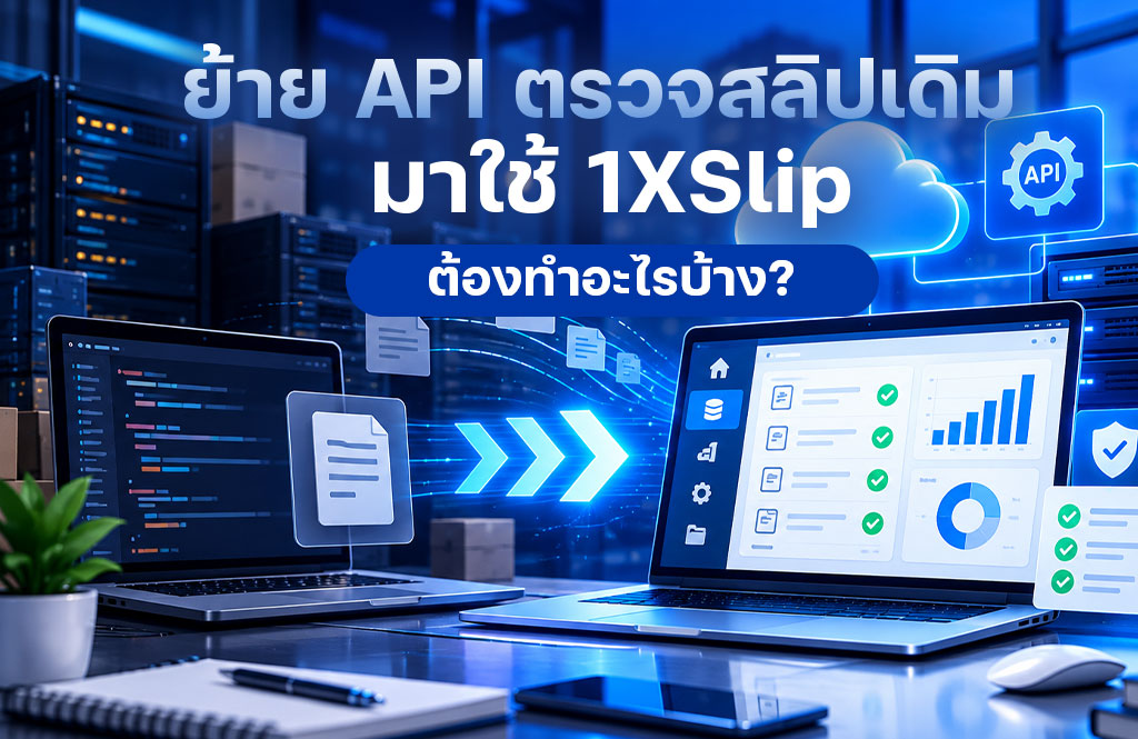 ย้าย API ตรวจสลิปเดิม มาใช้ 1XSlip ต้องทำอะไรบ้าง?